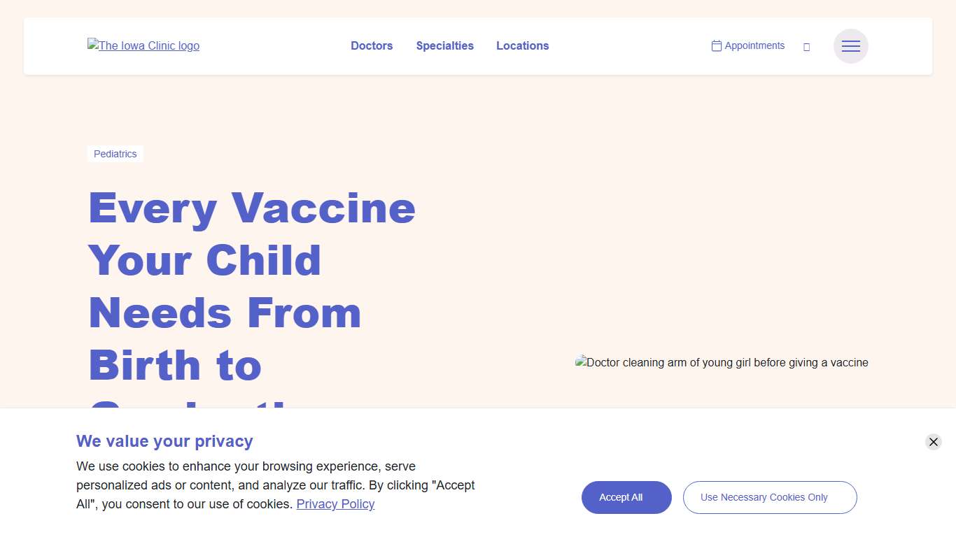 Kid's Vaccines from Birth to Graduation | The Iowa Clinic